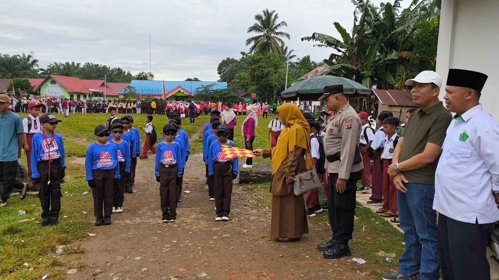 Lomba Gerak Jalan Untuk Memeriahkan HUT RI ke 80