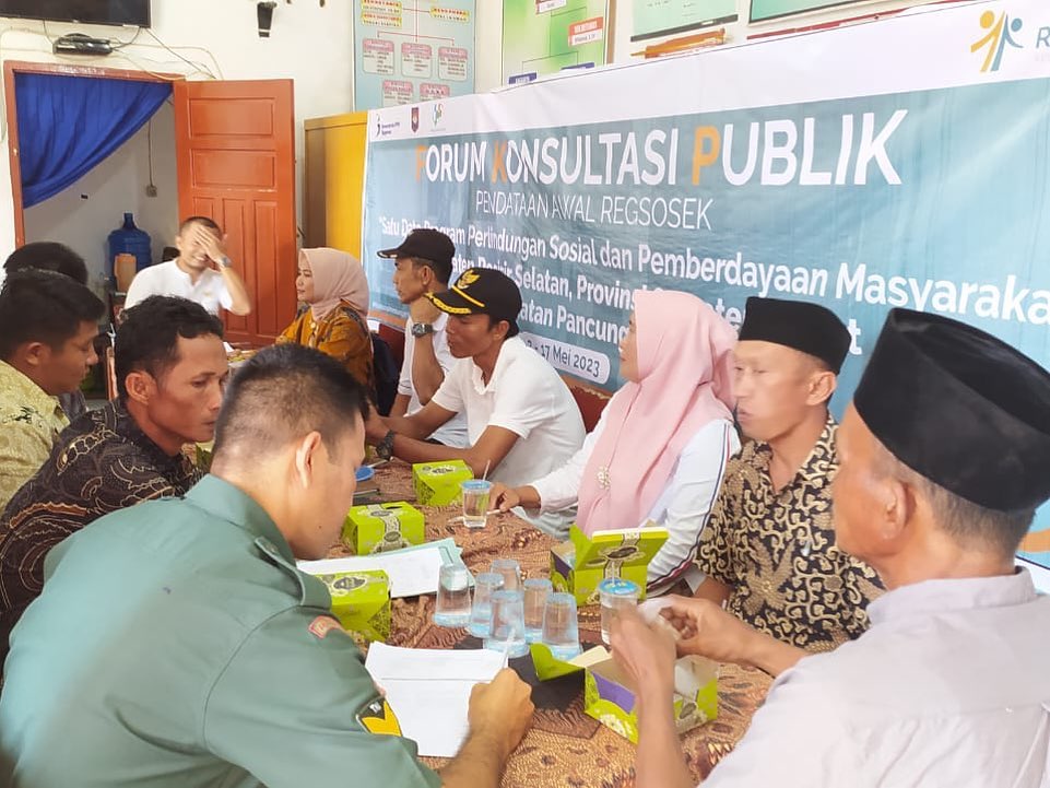 FKP Pendataan Regsosek 2023 di Nagari Tiga Sepakat Inderapura