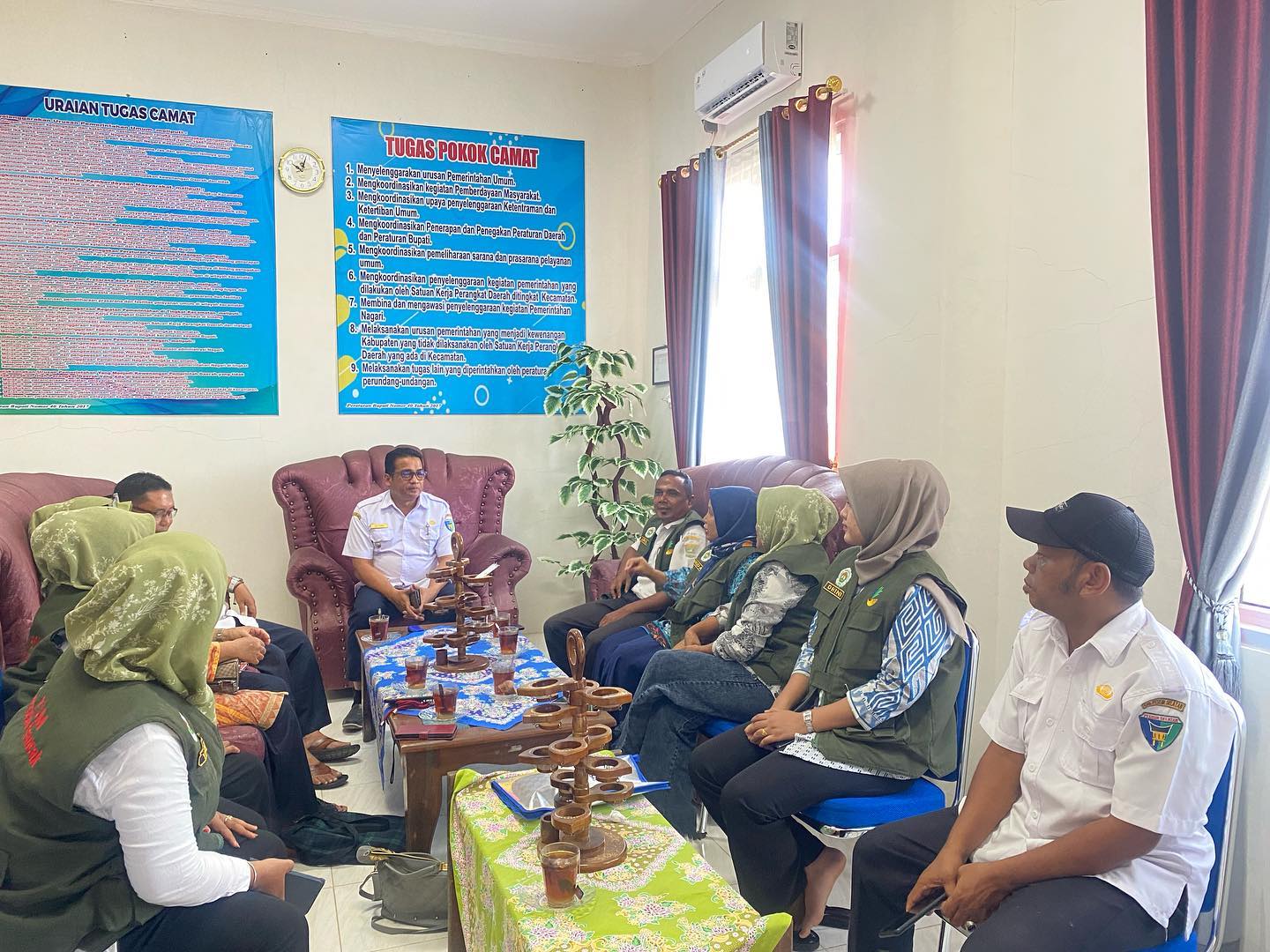 Koordinasi Tim PSM (Peduli Sosial Masyarakat) Kecamatan 