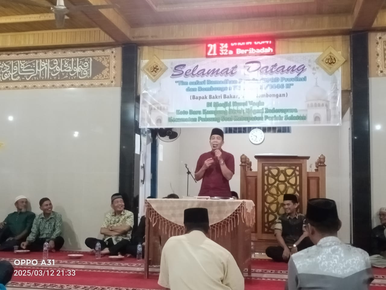 Mendampingi Safari Ramadhan Provinsi 