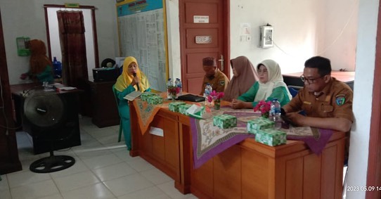 Pertemuan Bulanan TP-PKK di Nagari Tluk Amplu Inderapura 