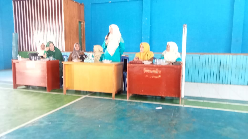 Acara Pertemuan Bulanan PKK di Nagari Inderapura