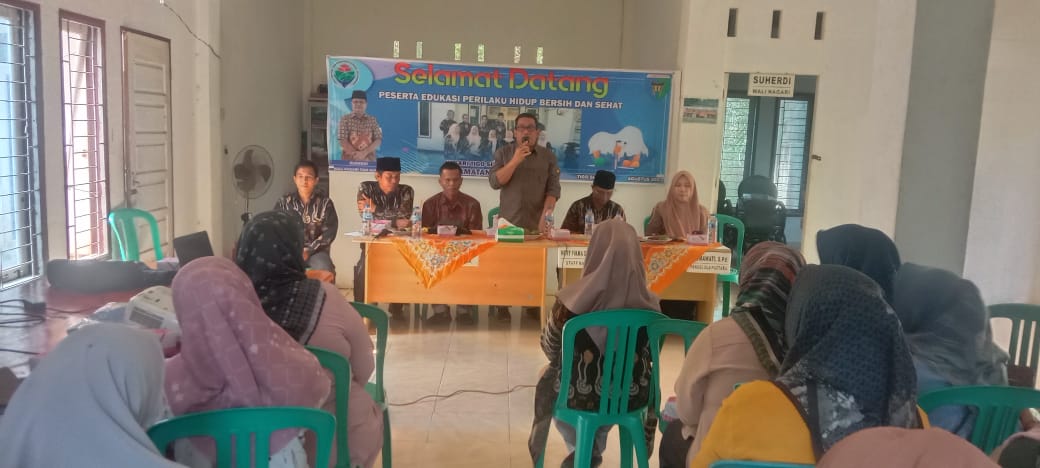Edukasi Perilaku hidup Bersih dan Sehat di Nagari Tigo Sungai Inderapura 