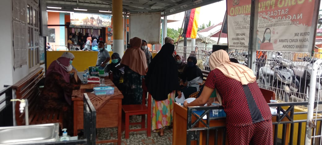 Gebyar Vaksin Nagari Tiga Sepakat Inderapura