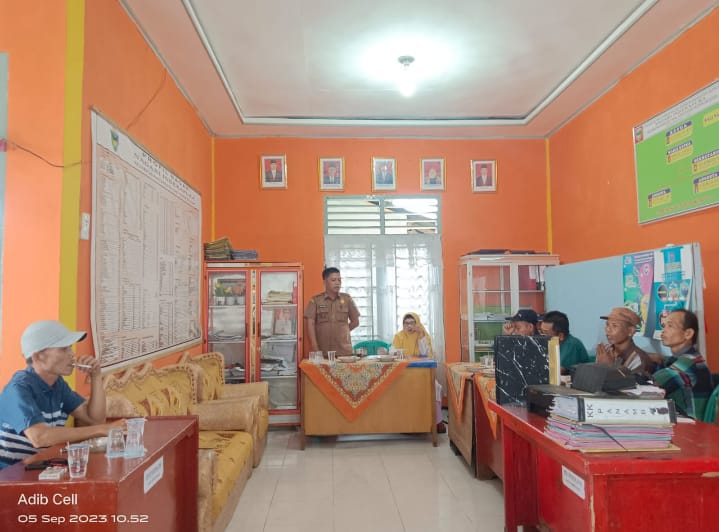 Musyawarah Terkait Rumah Warga yang Rubuh