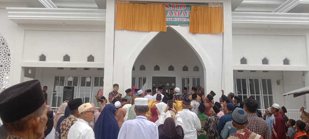 Peresmian Mesjid Nurul Amanah di Simpang Berok Nagari Simpang Lama Inderapura 