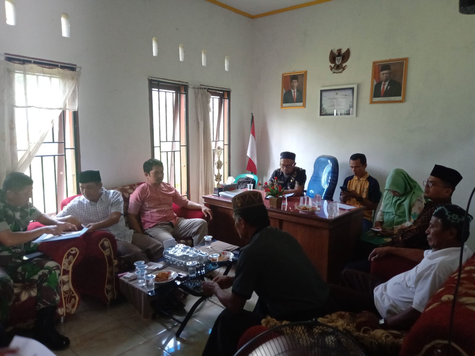 Rapat Pemutakhiran Data KPM Penerima BLT-DD Nagari Tluk Amplu Inderapura