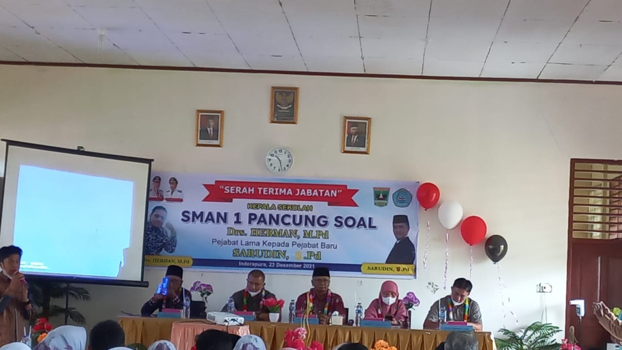 Serah Terima Jabatan Kepala Sekolah SMA N 1 Pancung Soal