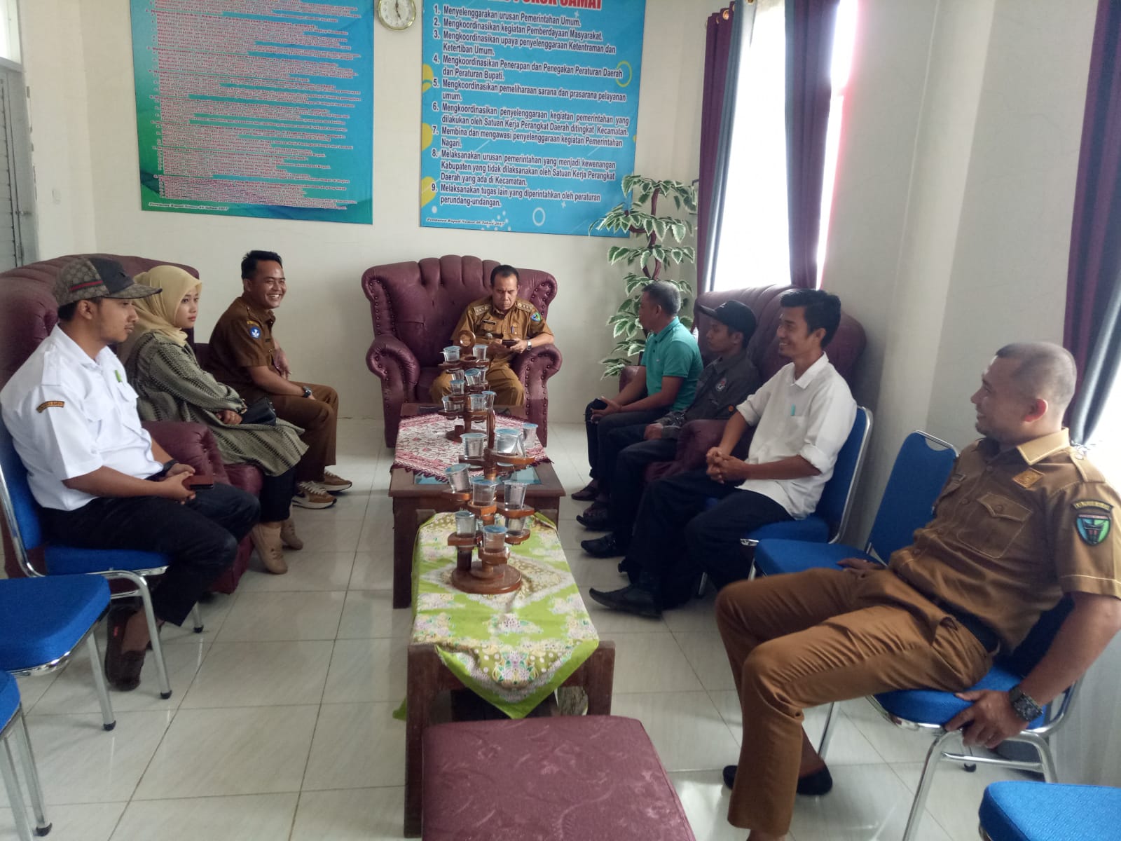 Silaturahmi PPK dan Sekretariat PPK bersama Camat Pancung Soal 