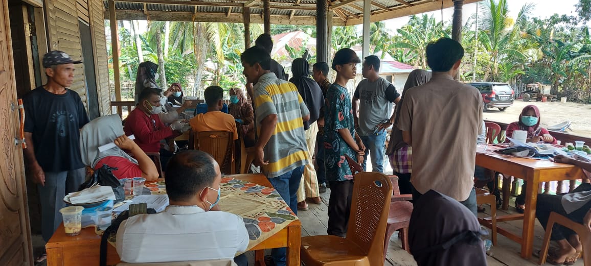 Gebyar Vaksinasi di Nagari Teluk Ampalu Inderapura